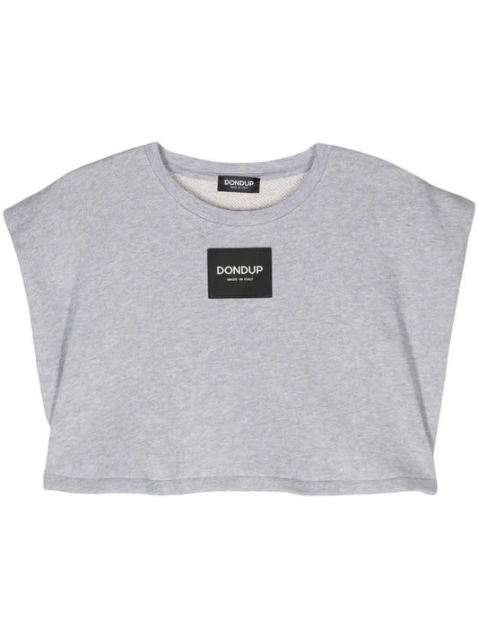 Logo-Patch Cropped Top