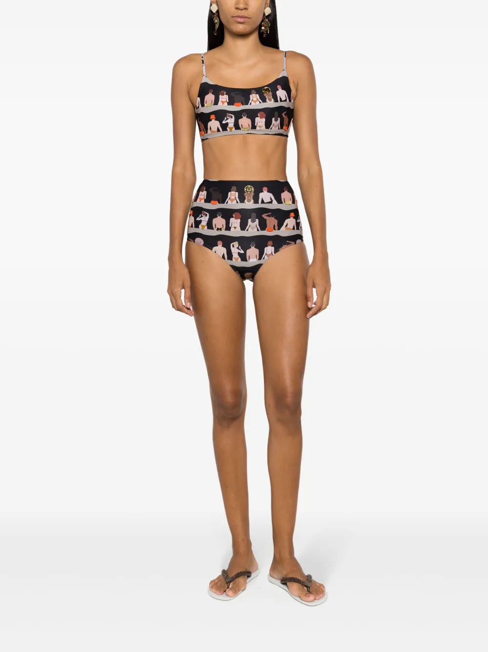 Graphic-Print Bikini
