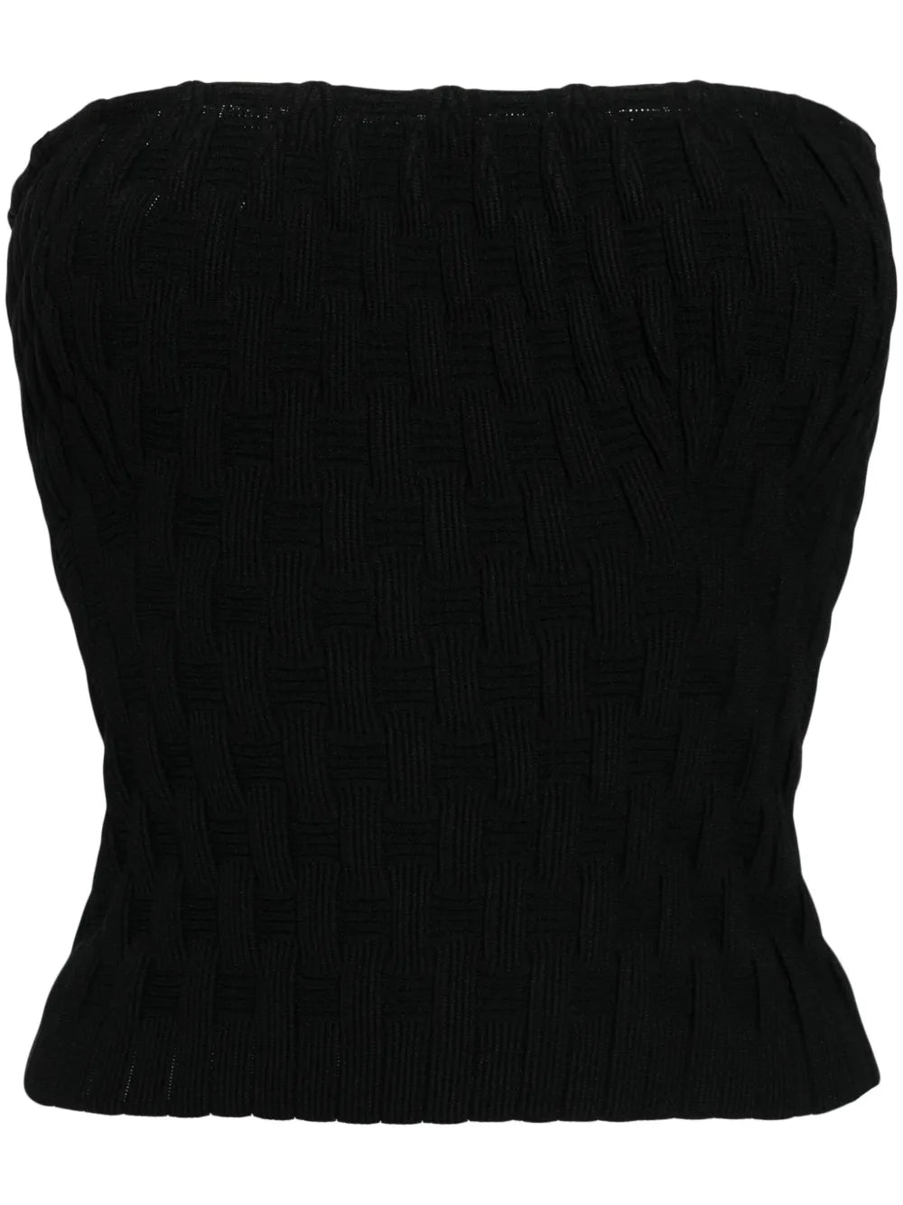 Strapless Knitted Top