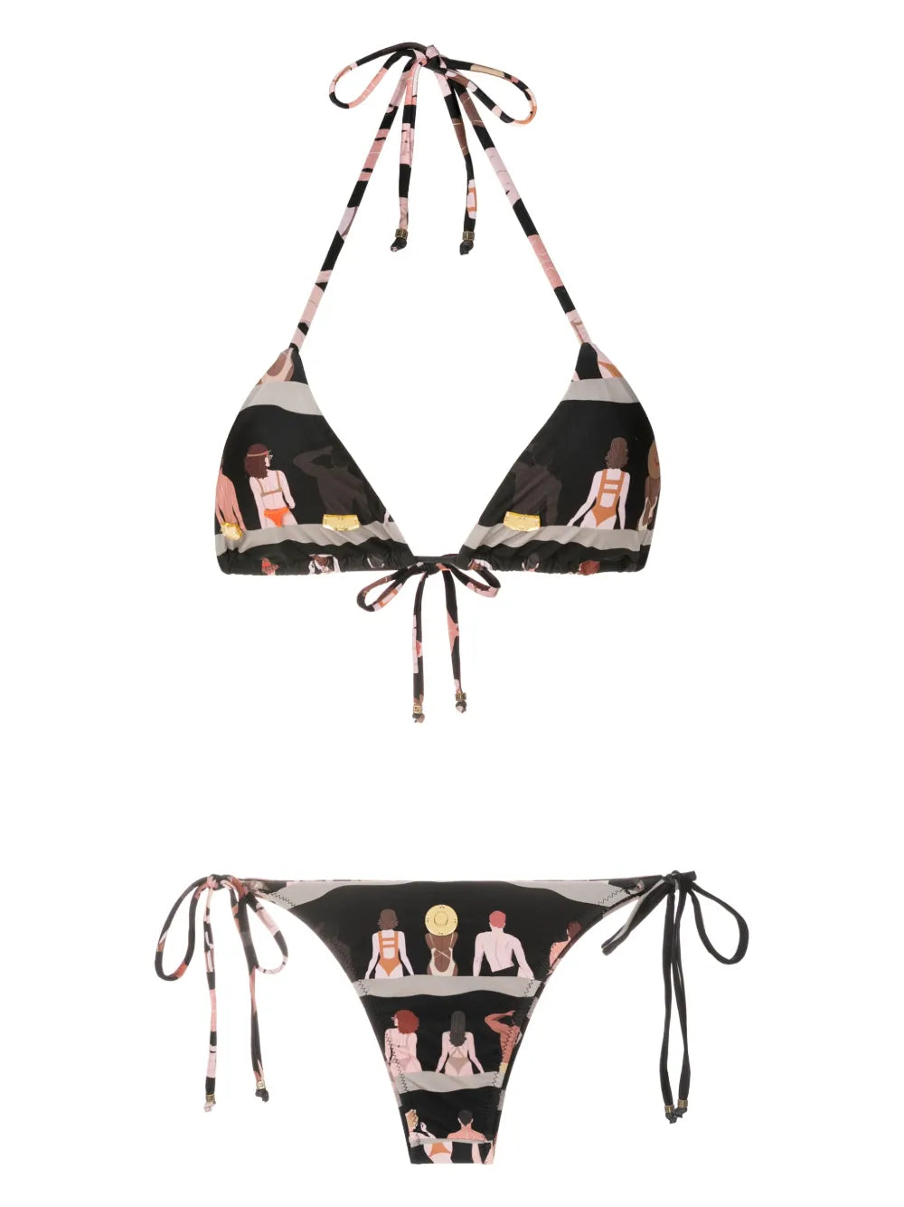 Graphic-Print Bikini