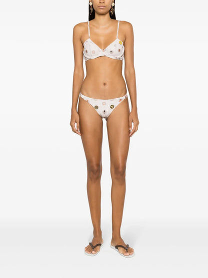 Graphic-Print Two-Piece Bikini Set