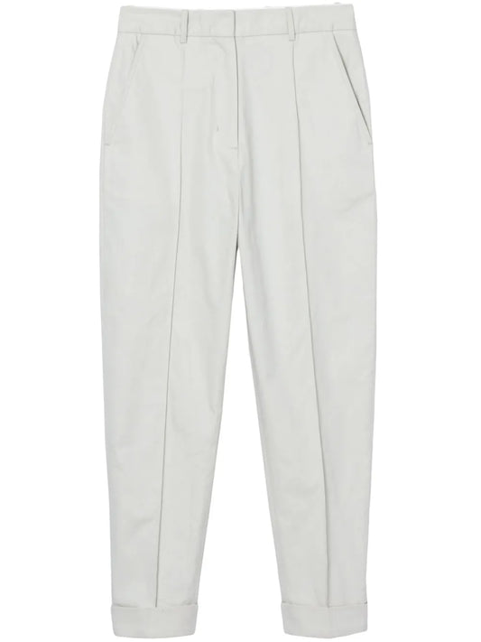 Cropped Tapered Trousers