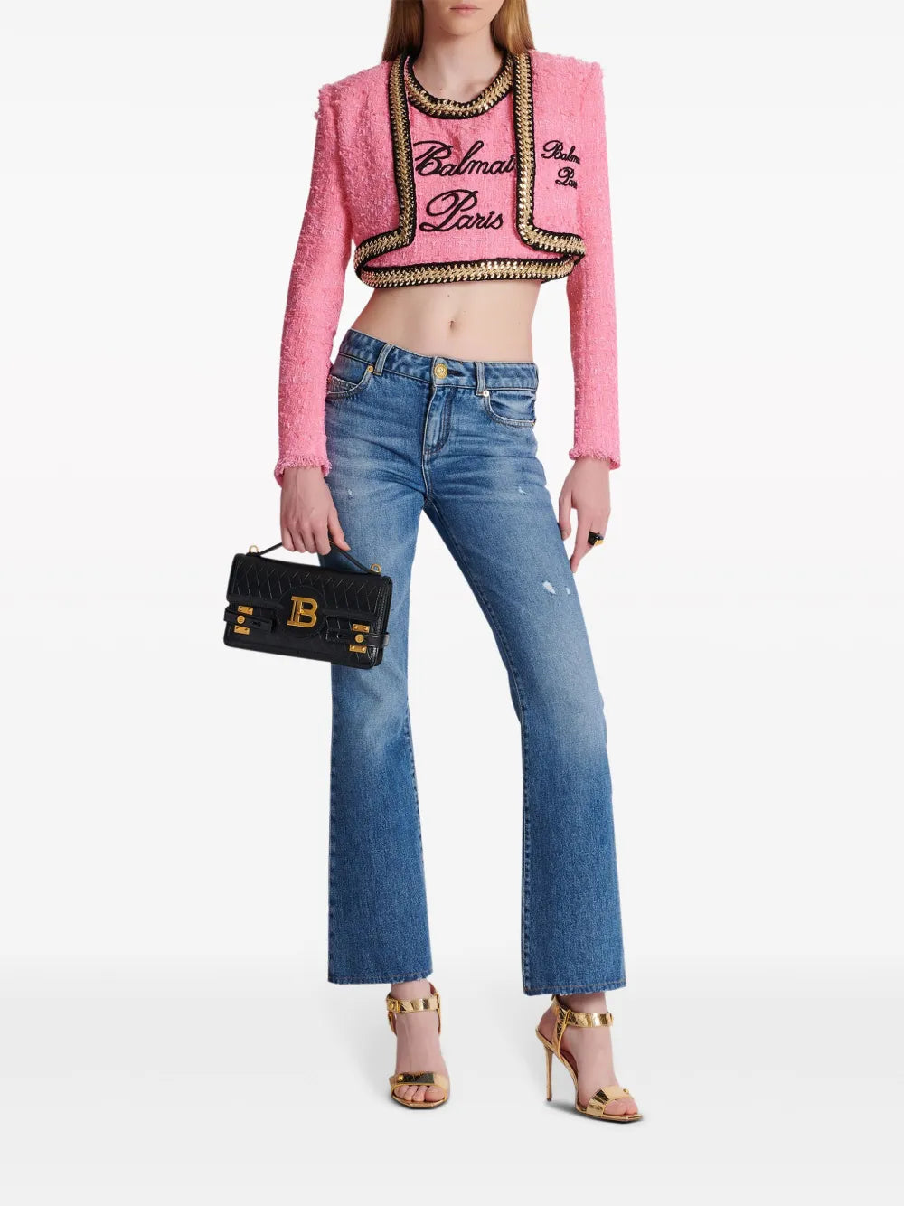 Mid-Rise Flared Jeans