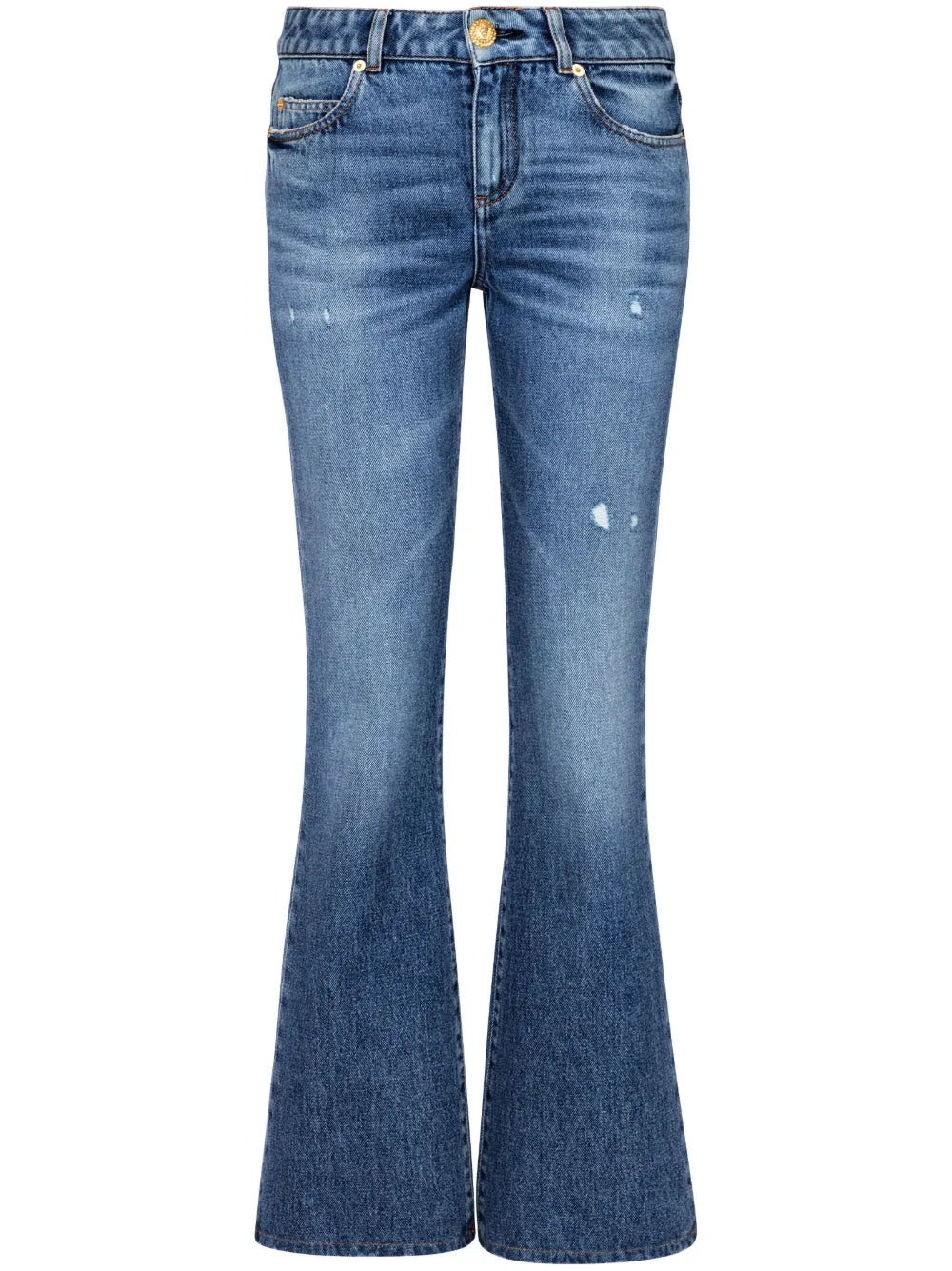 Mid-Rise Flared Jeans