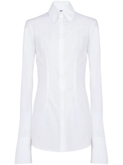 Long-Sleeve Cotton Shirt
