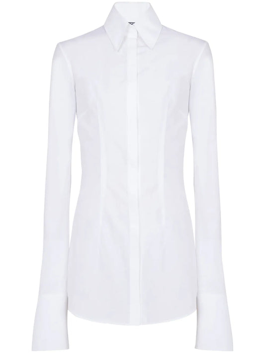 Long-Sleeve Cotton Shirt