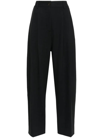 Twill Palazzo Pants