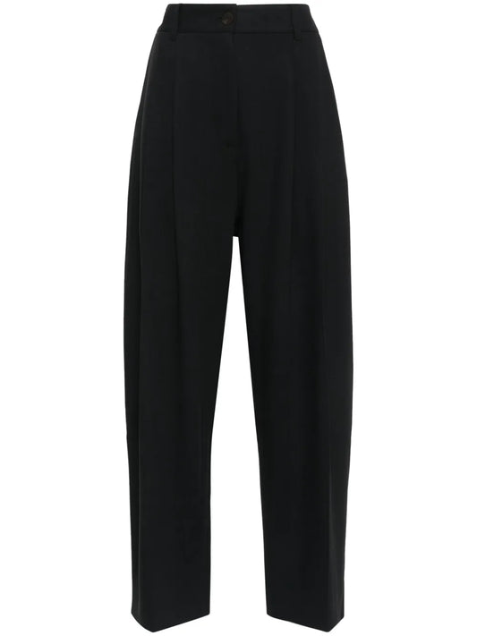 Twill Palazzo Pants