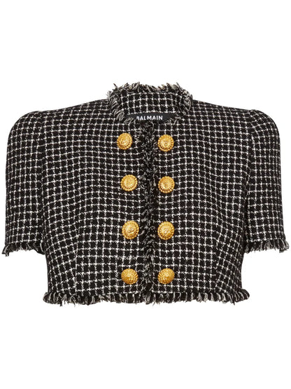 Cropped Tweed Jacket