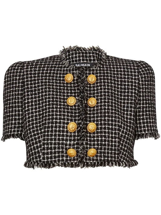 Cropped Tweed Jacket
