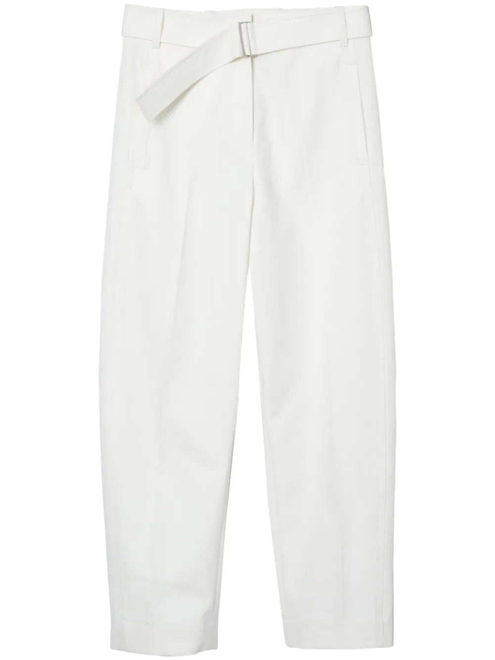 Belted Tapered Trousers