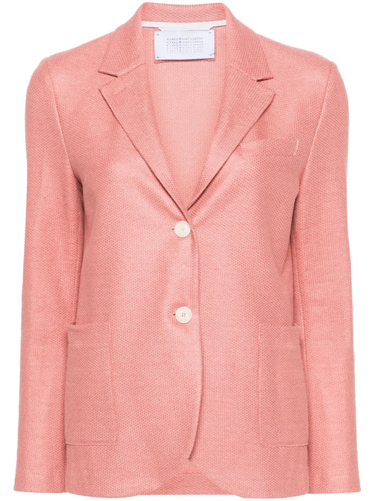 Knitted Single-Breasted Blazer
