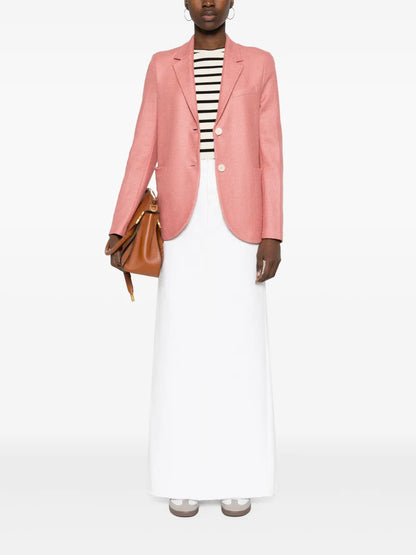 Knitted Single-Breasted Blazer