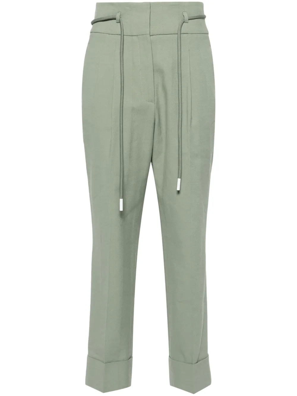 High-Waist Cropped Trousers
