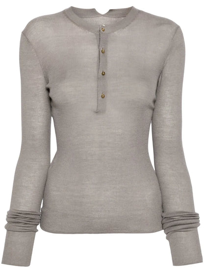 Cut-Out Knitted Top