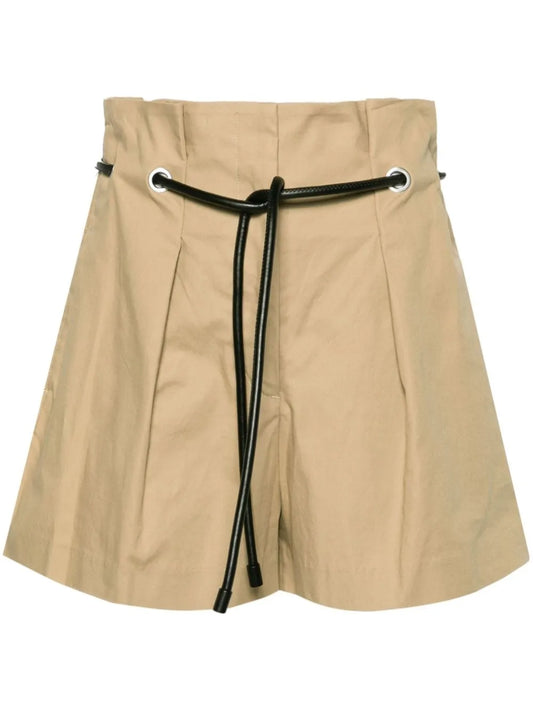 Origami Belted Shorts