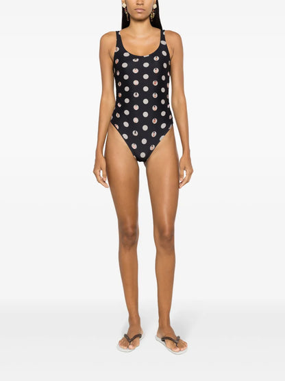 Graphic-Print One-Piece Swimsuit