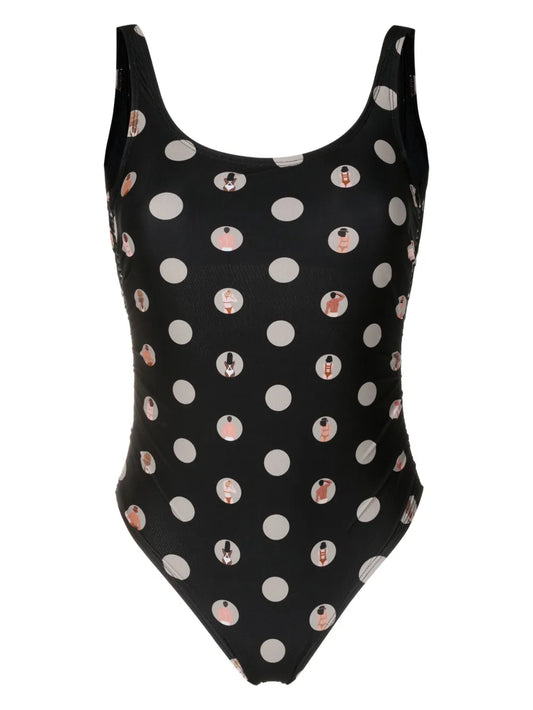 Graphic-Print One-Piece Swimsuit