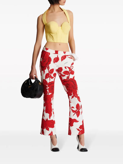 Halterneck Corset Top