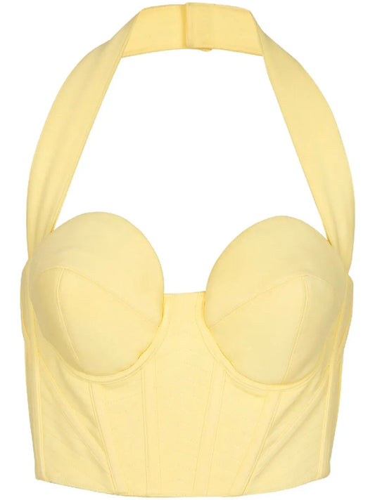 Halterneck Corset Top