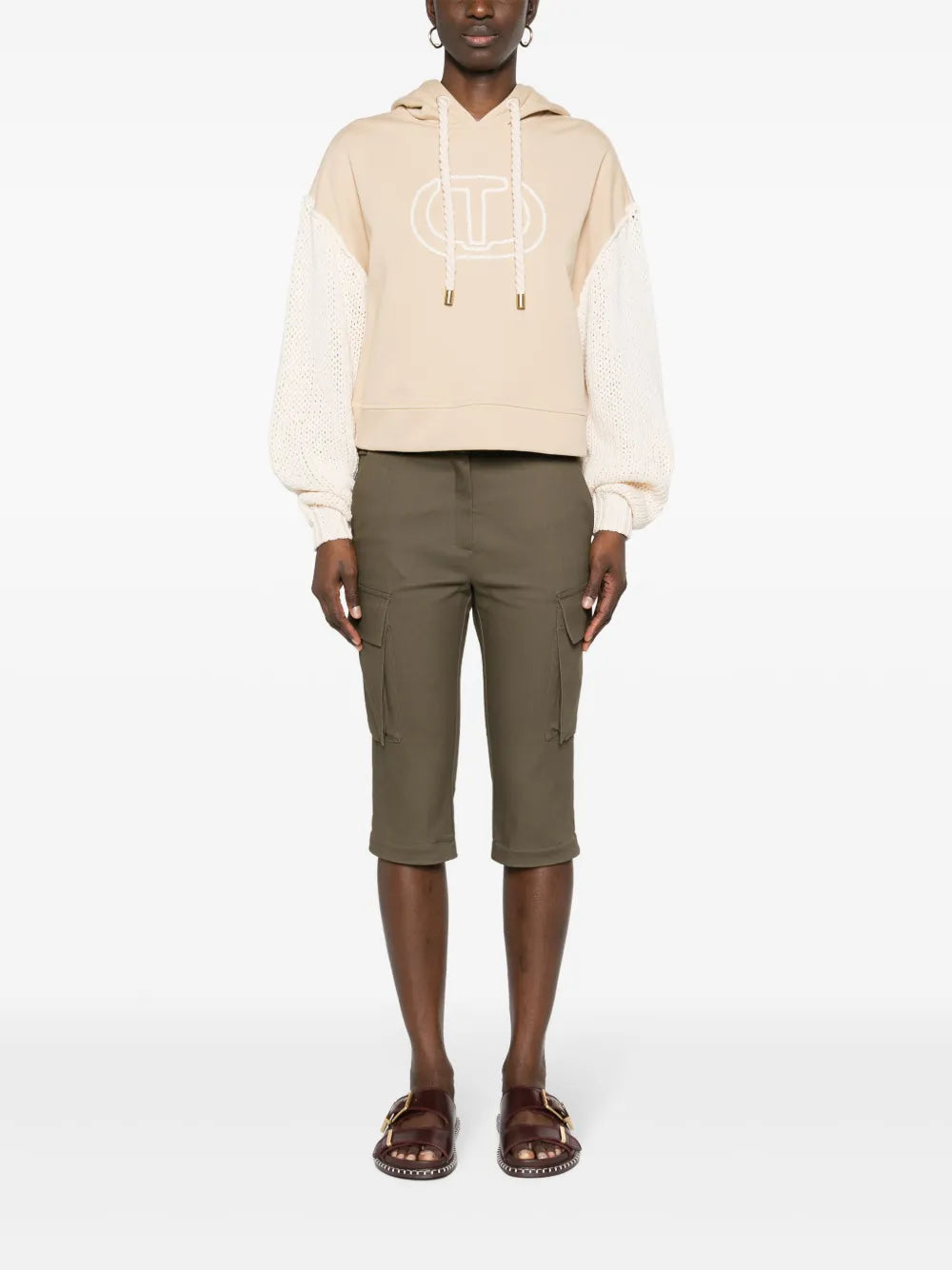 Logo-Embroidered Cotton Hoodie