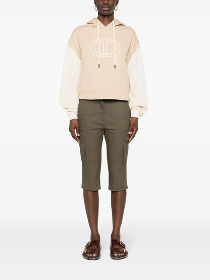 Logo-Embroidered Cotton Hoodie