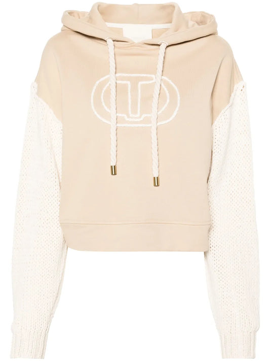 Logo-Embroidered Cotton Hoodie