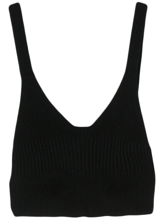 Joan Cropped Knitted Bralette