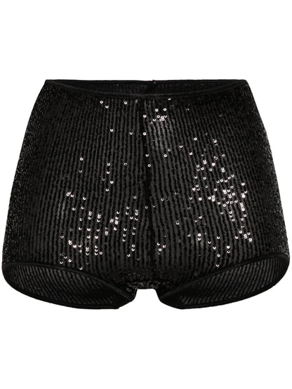 Sequin-Embellished Shorts