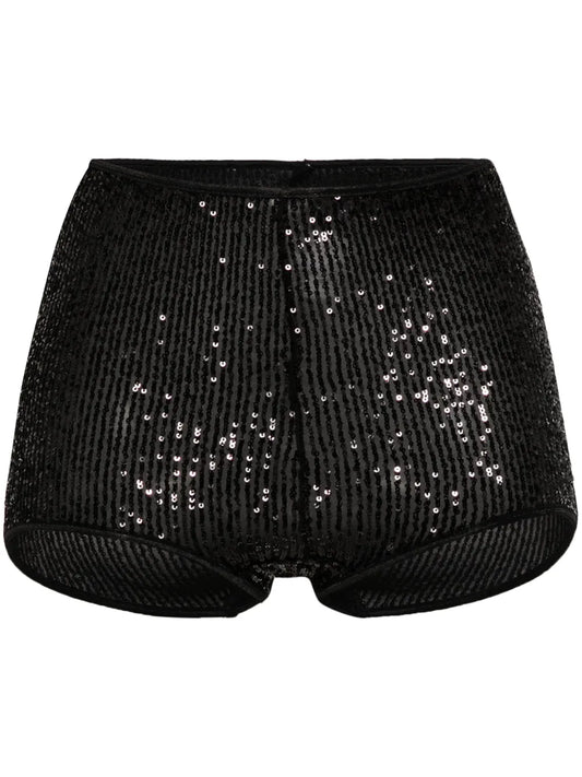 Sequin-Embellished Shorts