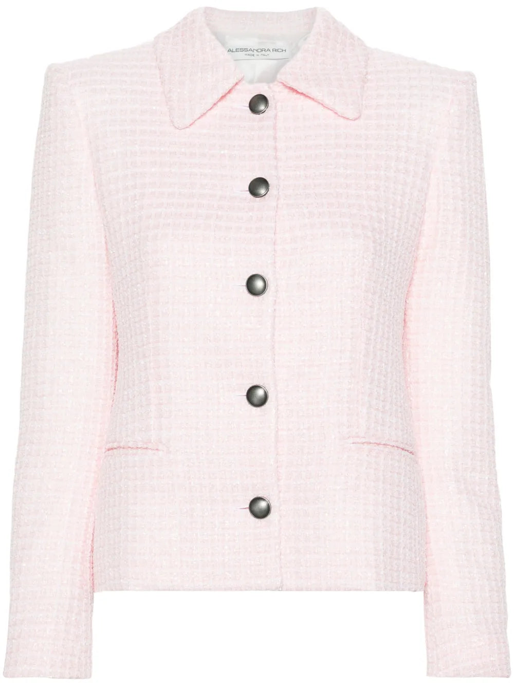 Sequin-Embellished Tweed Blazer