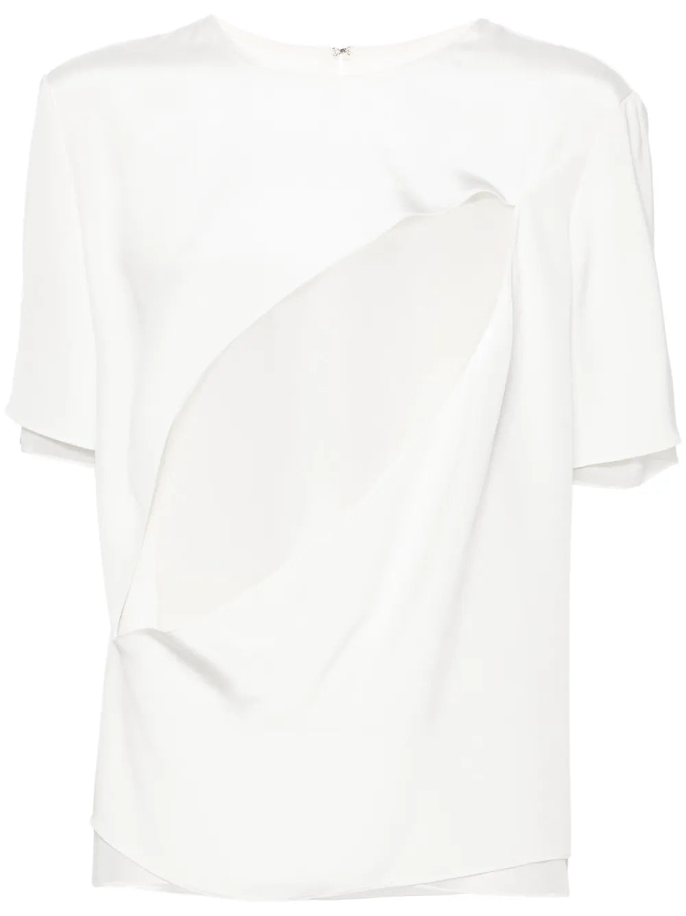 Slash Silk Blouse