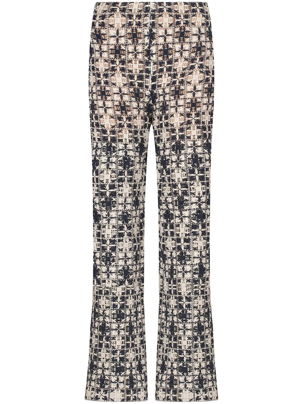 Joan Crochet-Knit Trousers