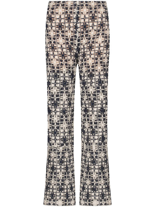 Joan Crochet-Knit Trousers