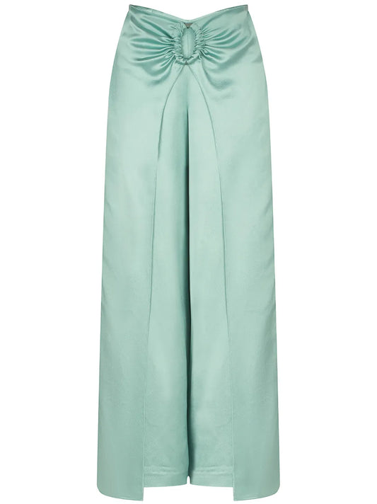 Belma Draped-Panel Palazzo Pants