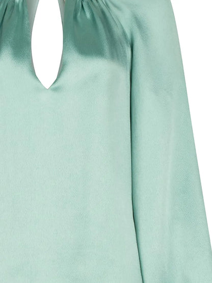 Ximena Silk Cut-Out Blouse