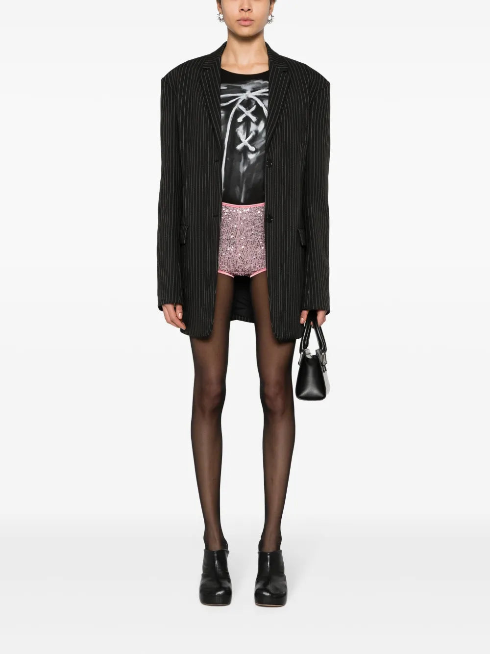 Sequin-Embellished Shorts