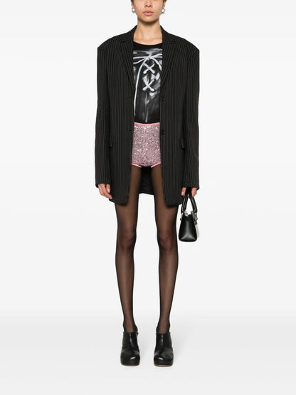 Sequin-Embellished Shorts