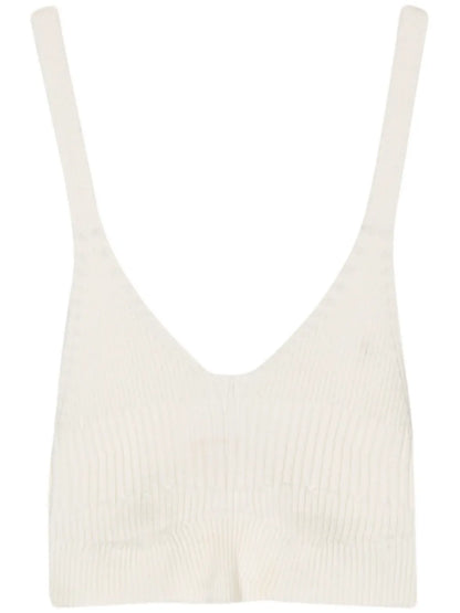 Joan Cropped Knitted Bralette