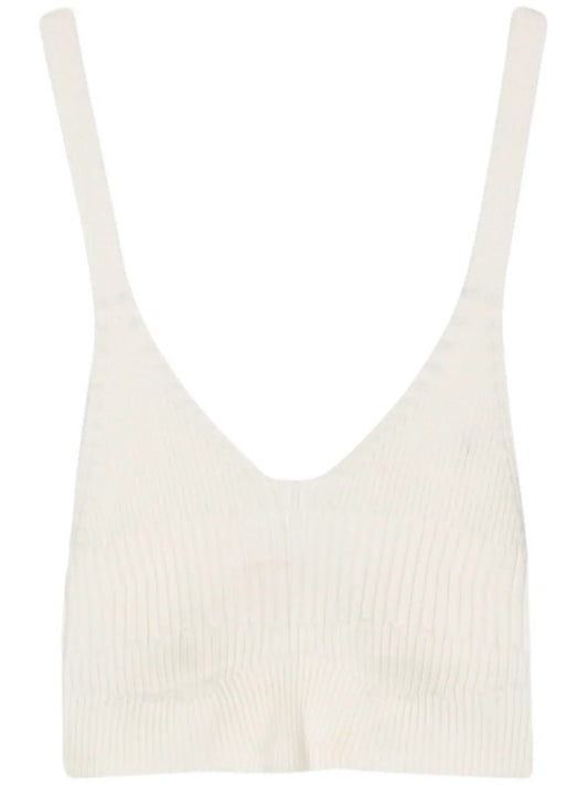Joan Cropped Knitted Bralette