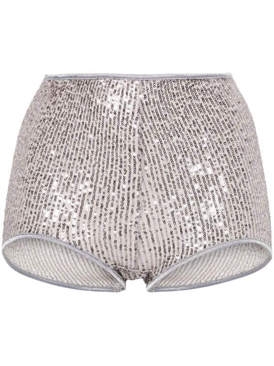 Sequin-Embellished Shorts
