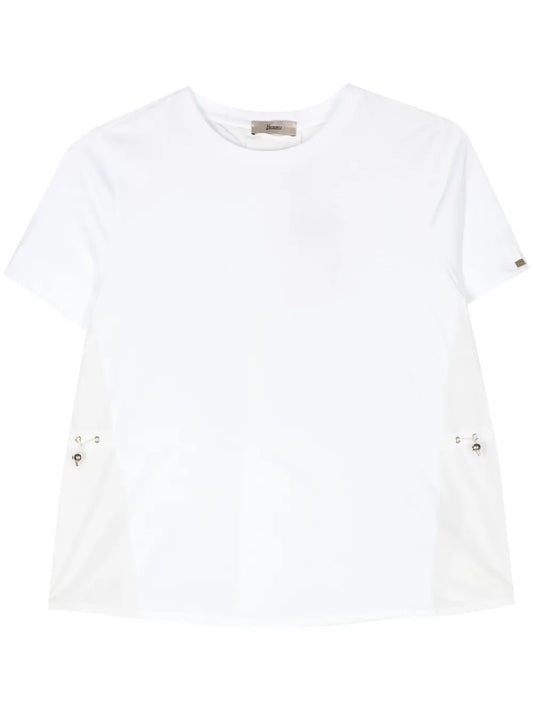 Contrast-Panel T-Shirt