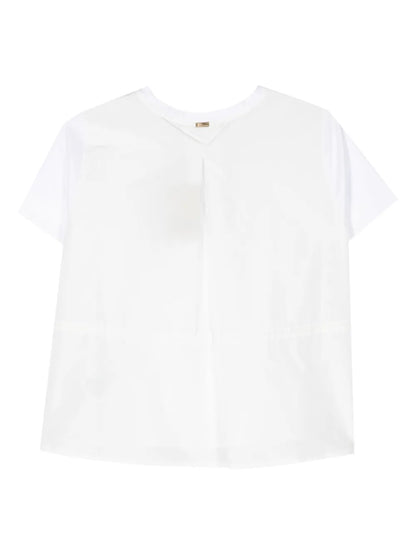 Contrast-Panel T-Shirt