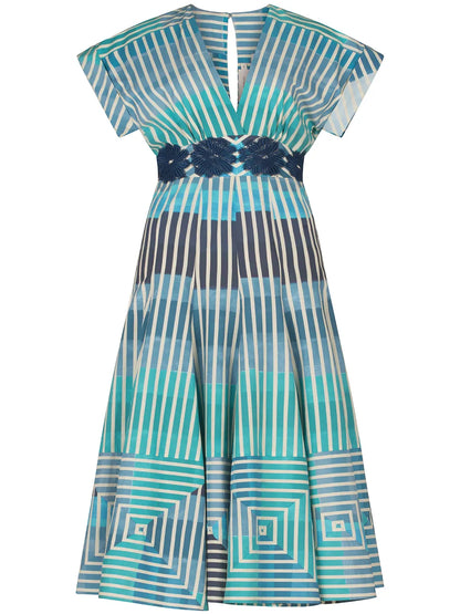 Adila Striped Midi Dress
