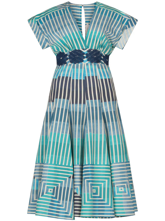 Adila Striped Midi Dress