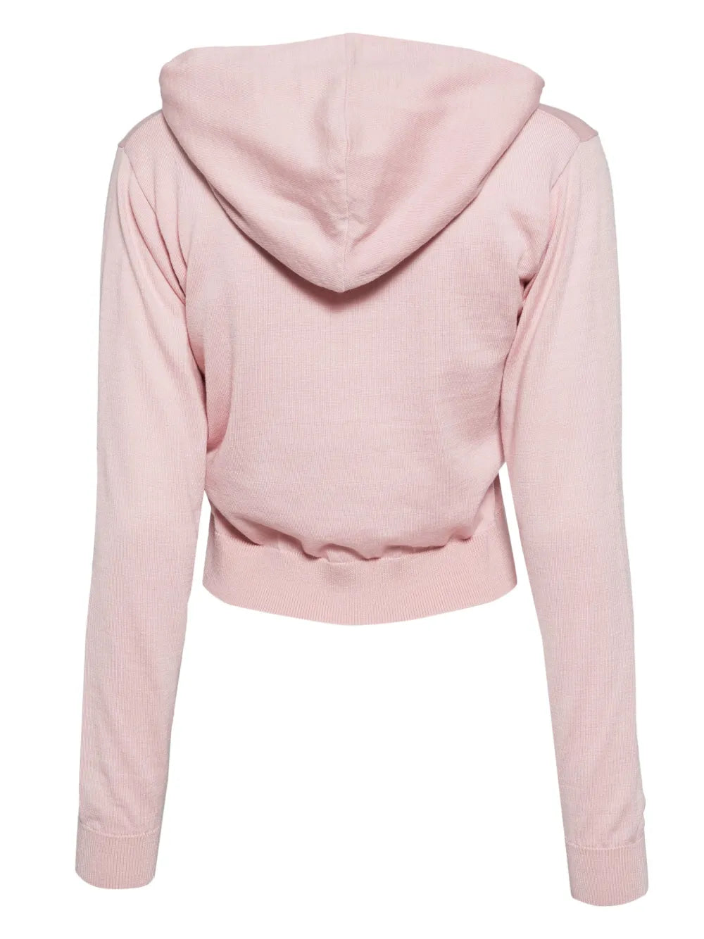 Logo-Embroidered Cropped Hoodie