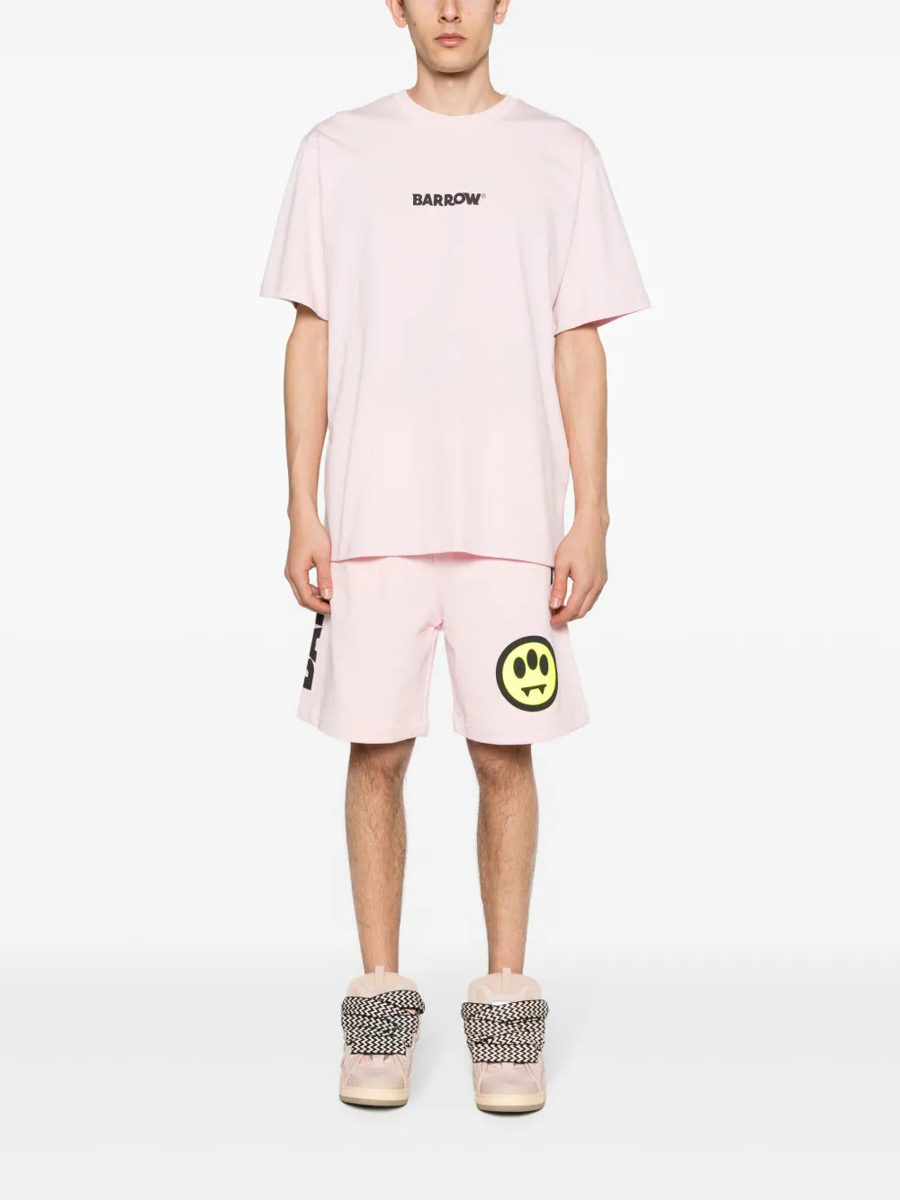 Logo-Print Cotton Shorts