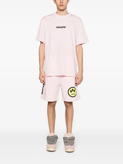Logo-Print Cotton Shorts