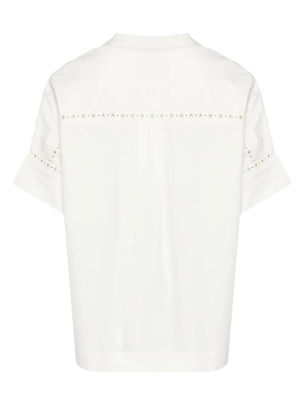 Openwork Short-Sleeve Shirt