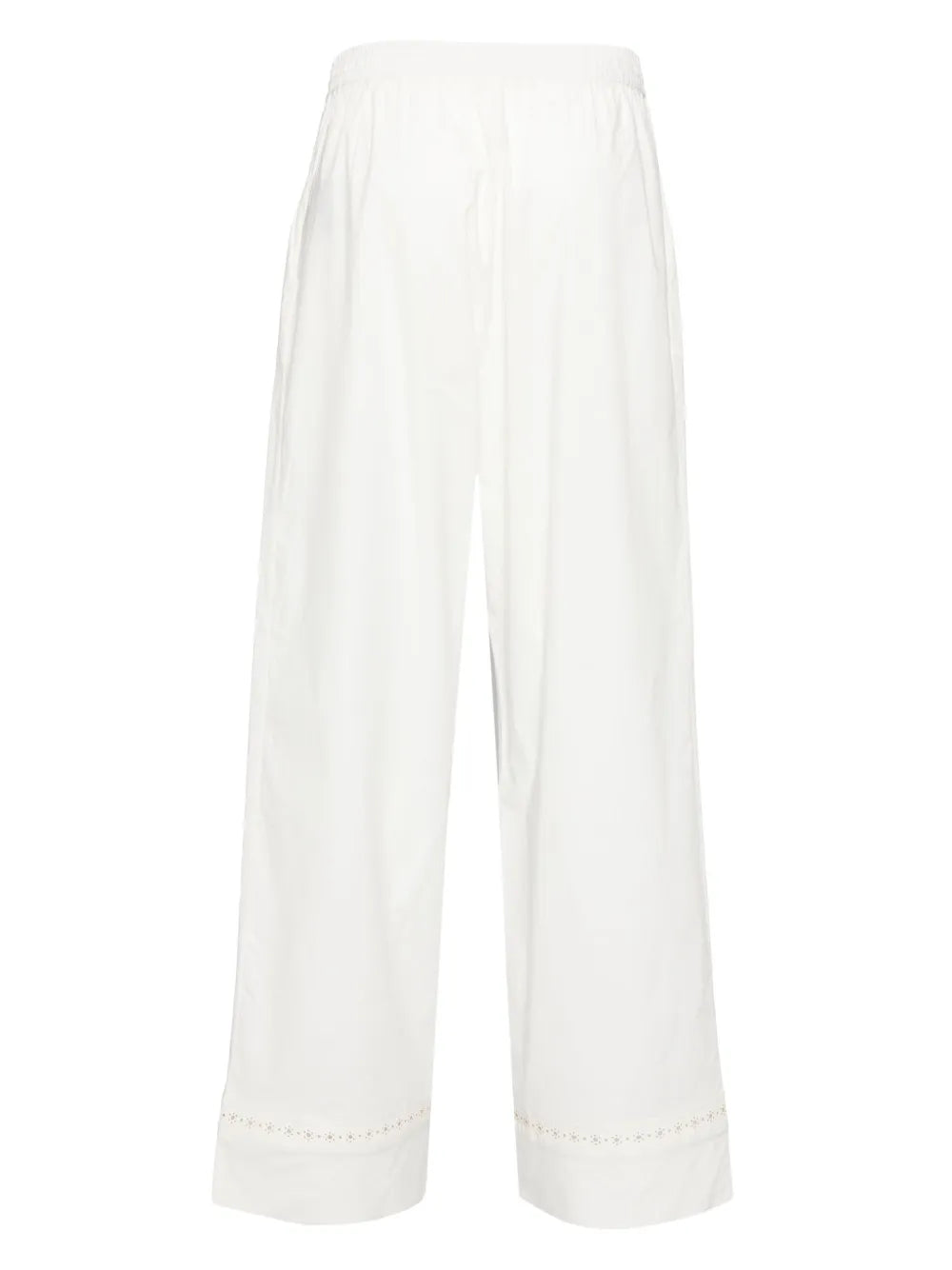 High-Waist Straight-Leg Trousers